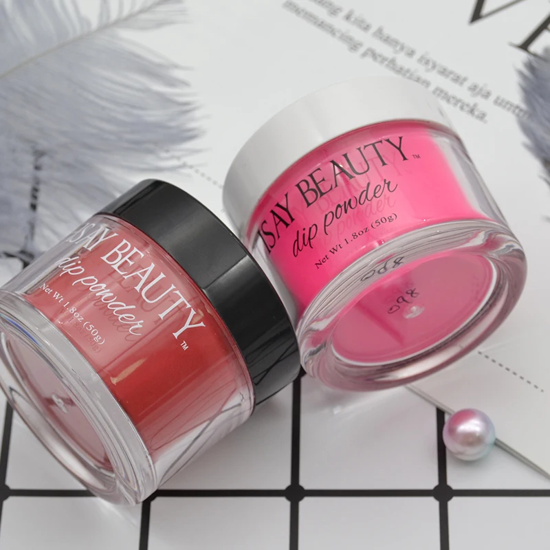 

French and gradient effect dip nail gel nail dipping powder kit wholesale acrylic powder, 1000 colors;color can be customized