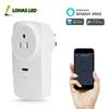 Control Your Devices From Anytime Anywhere WiFi Smart Plug Work with APP/Amazon Alexa/Google Home
