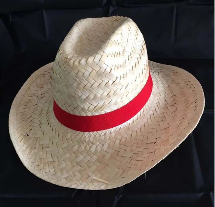Cheap palm straw mexican sombrero hat cowboy floppy hat for summer 