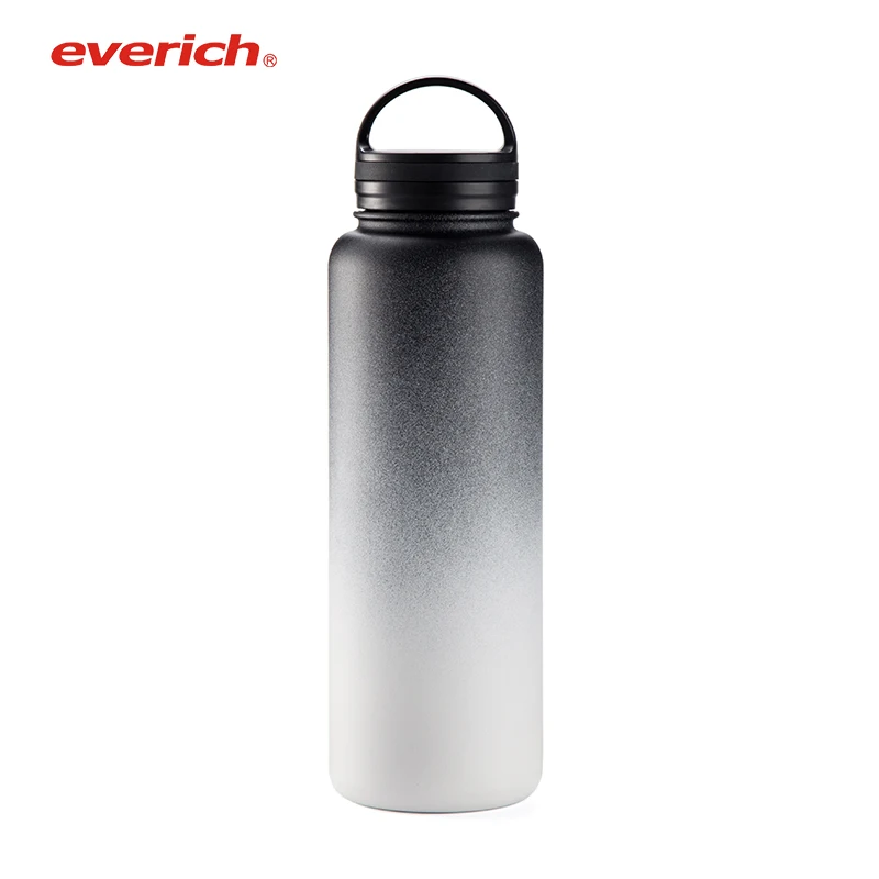 

gradient ramp power coated water bottle vacuum insulated stainless steel