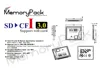 wifi SD to CF 3.0 type I converter adapter