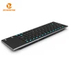ZW-51012BT Ultra Slim Portable Mini Wireless Bluetooth Keyboard With Large Size Touchpad Mouse, Stainless Steel Back Cover