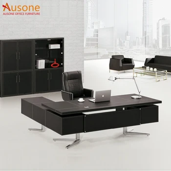 Top Grade High Tech Office Furniture Luxury Leather Desk ...