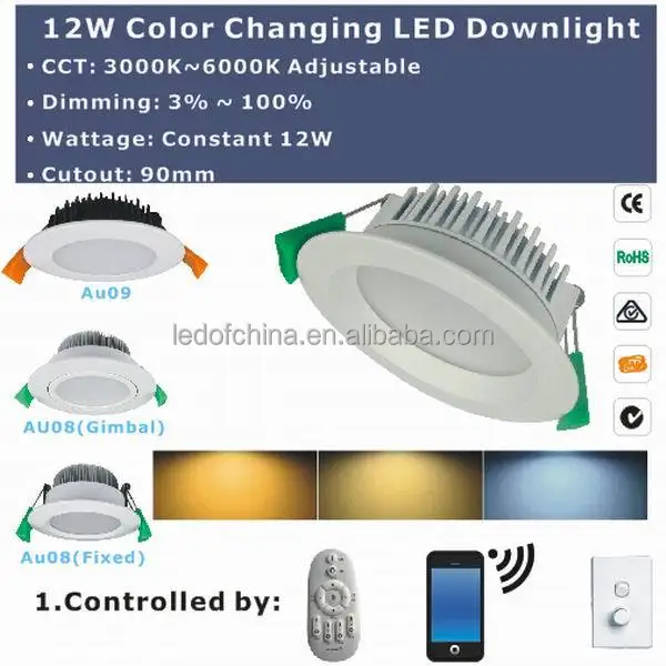 Changing downlights to led