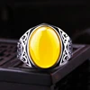 11*14mm 12*16mm 13*18mm 100% Sterling-Silver-Retro Ring Empty Set Inlaid Beeswax Setting Turquoise Setting Care