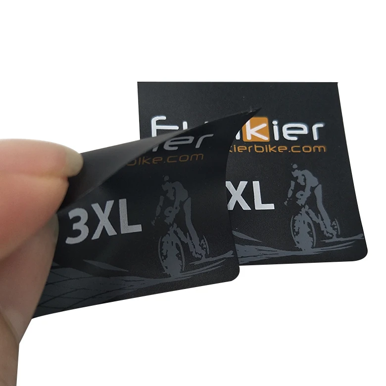 Waterproof screen printing size label garments tpu care label for clothing