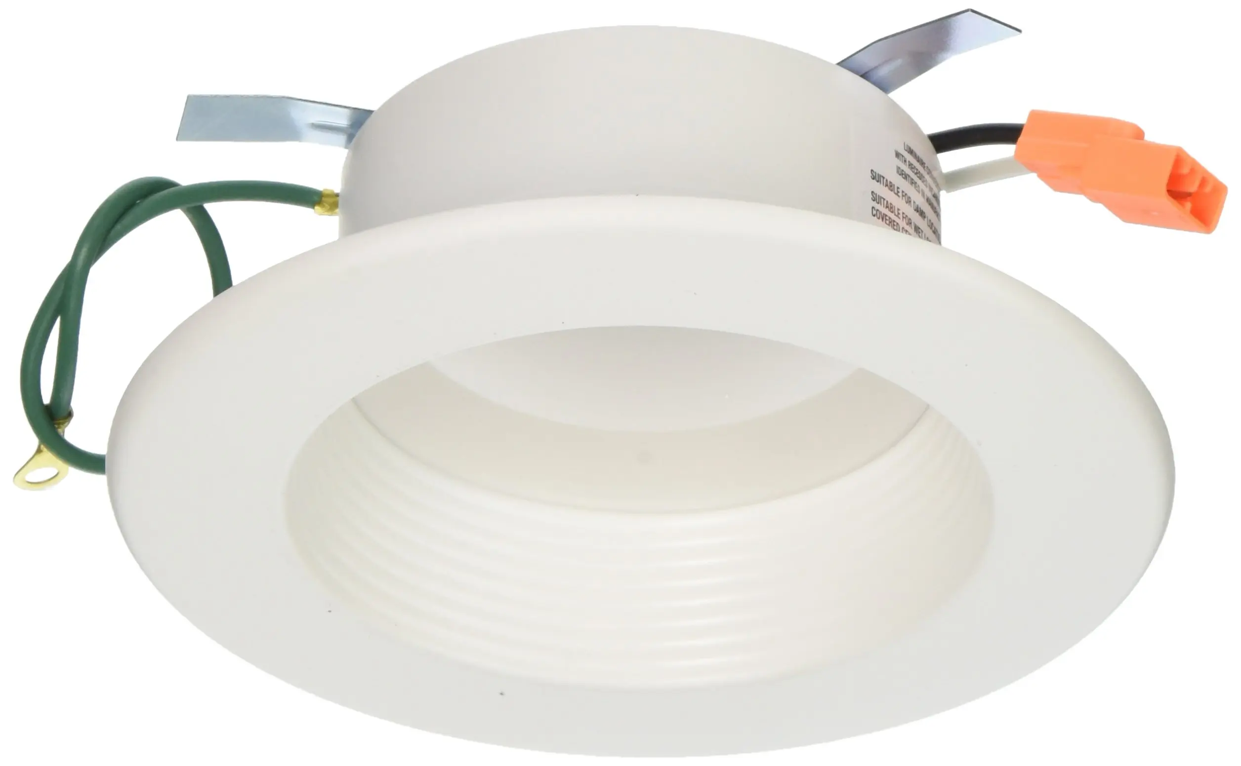 Liteline RC40118R3-LED-EW-BN All-in-One 4-inch LED Recessed Combo with New Construction Housing 6W LED PAR16 lamp Brushed Nickel Gimbal Trim