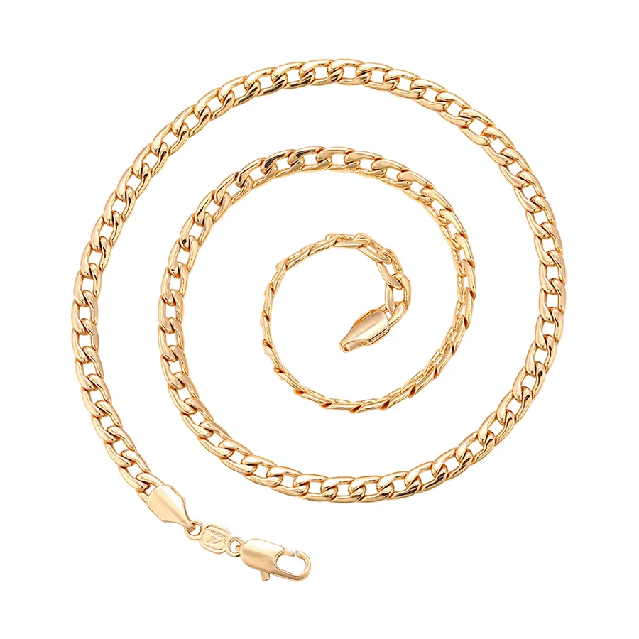 

43572 latest gold chain designs for men fashion delicate 22 gram gold plated jewelry necklace