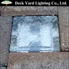12V Solar LED Paver Light Retaining Wall Crystal Led Solar Ice Brick Light Frosted Glass Solar Brick Light For Pathway Lighting