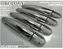 High Quality Chrome Door Handle Cover for Renault MODUS 2004-2007 Renault LAGUNA 2 2001 2002 2003 2004 2005 2006 2007