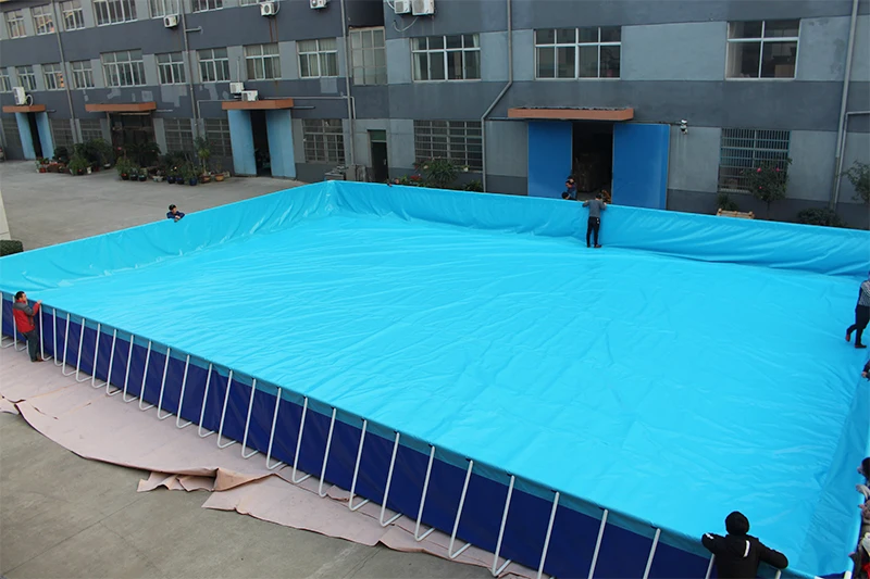 New design rectangular metal frame pool/frame swimming pool for adults 