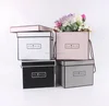 Hot sale luxury paper cardboard square hat box gift roses hat box with lid