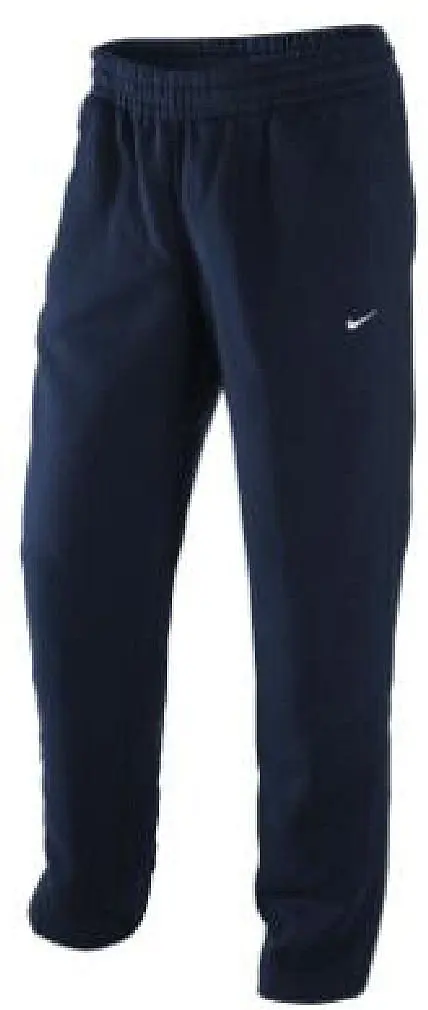 nike mens club swoosh fleece open hem sweatpants