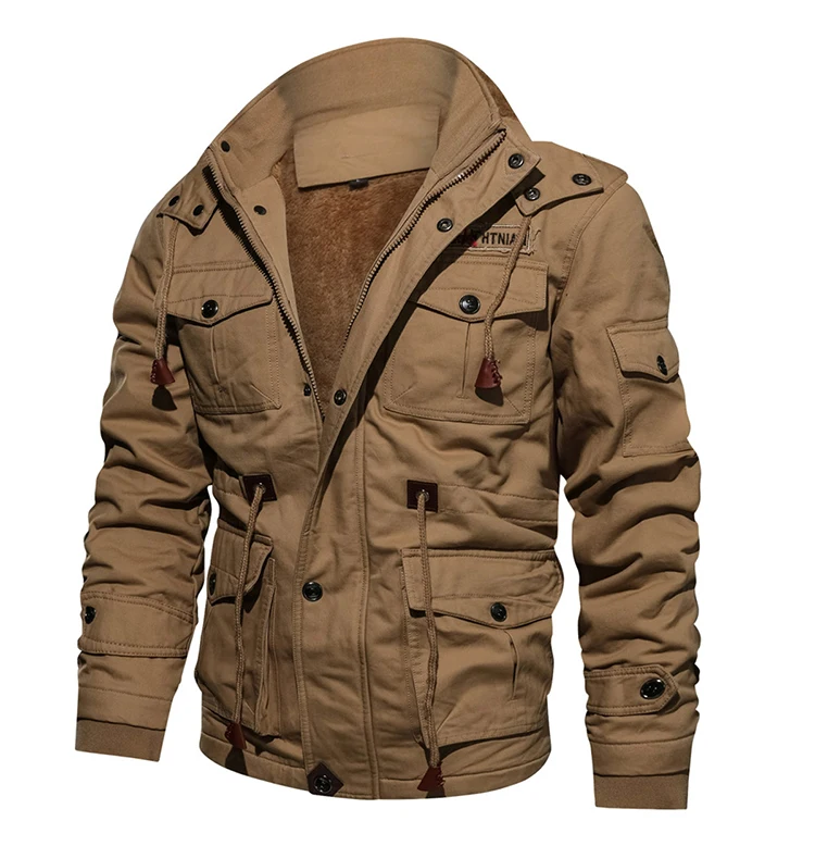 

OEM Custom Fashion Pilot Bomber Flight Jacket, Winter Jacket For Men, Winter Coat Men Jacket, Black;army green;khaki