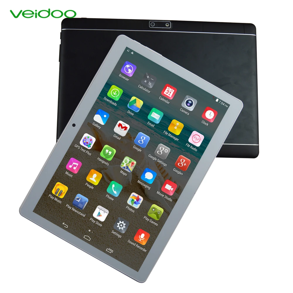 

Veidoo Wholesale 10 inch Tablet PC Android Quad Core PC Tablet 16GB WiFi Bluetooth HD 1280*800IPS Double Camera