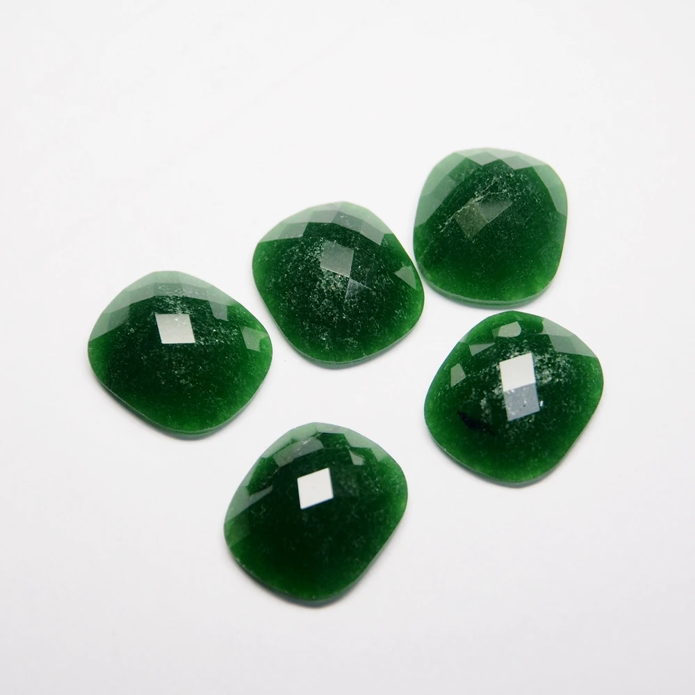 靠垫形状平背检查切自然垂死绿色玉石价格