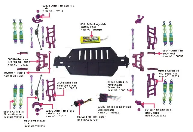 hsp brontosaurus parts