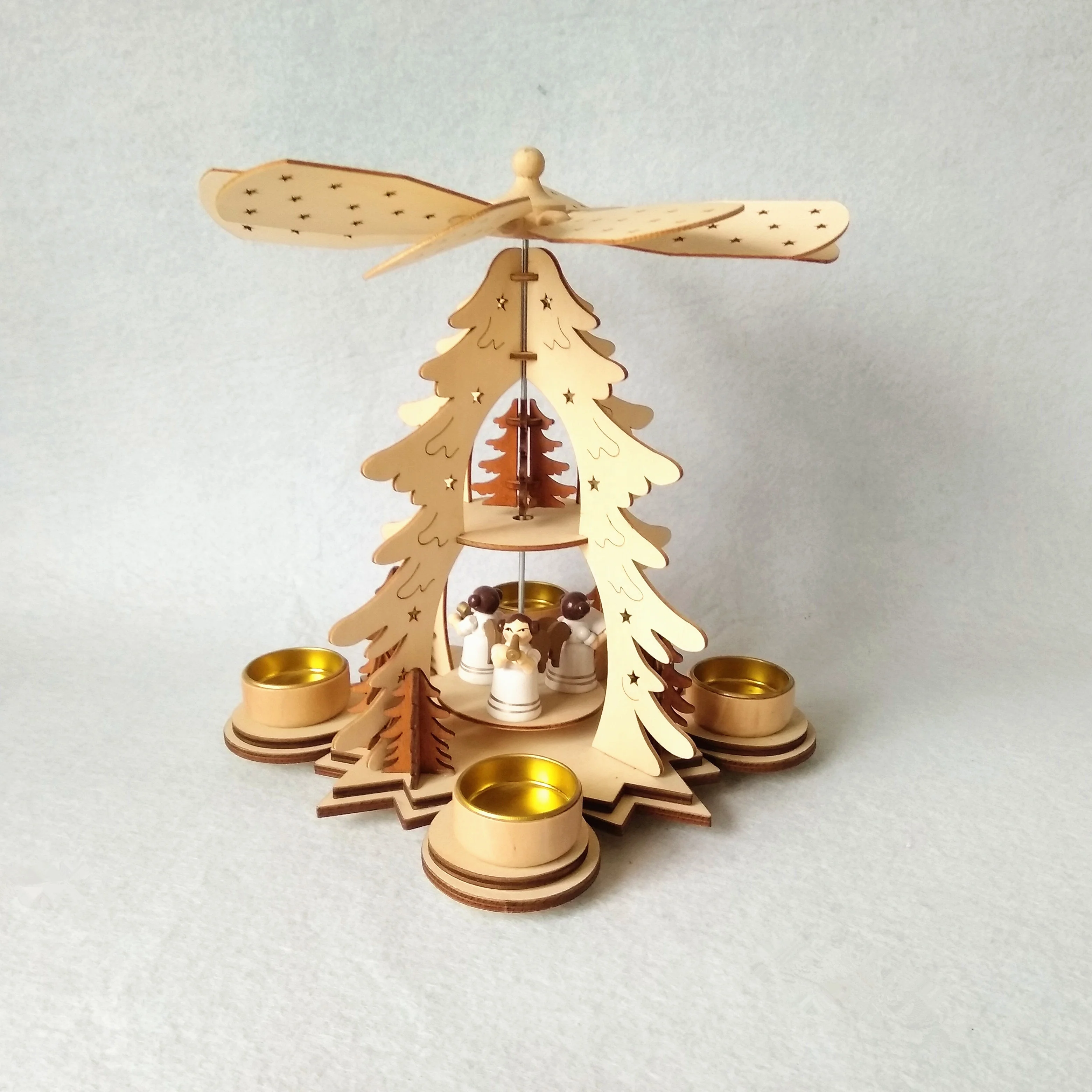 Christmas Indoor Religious Crafts Wooden Candle Windmill Decorations Buy Christmas Pyramid Plywood Xmas Pyramid German Christmas Pyramid Product On Alibaba Com