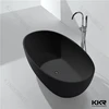 Freestanding egg black marble stone bath tub bathtub in saudi arabia for dubai adults