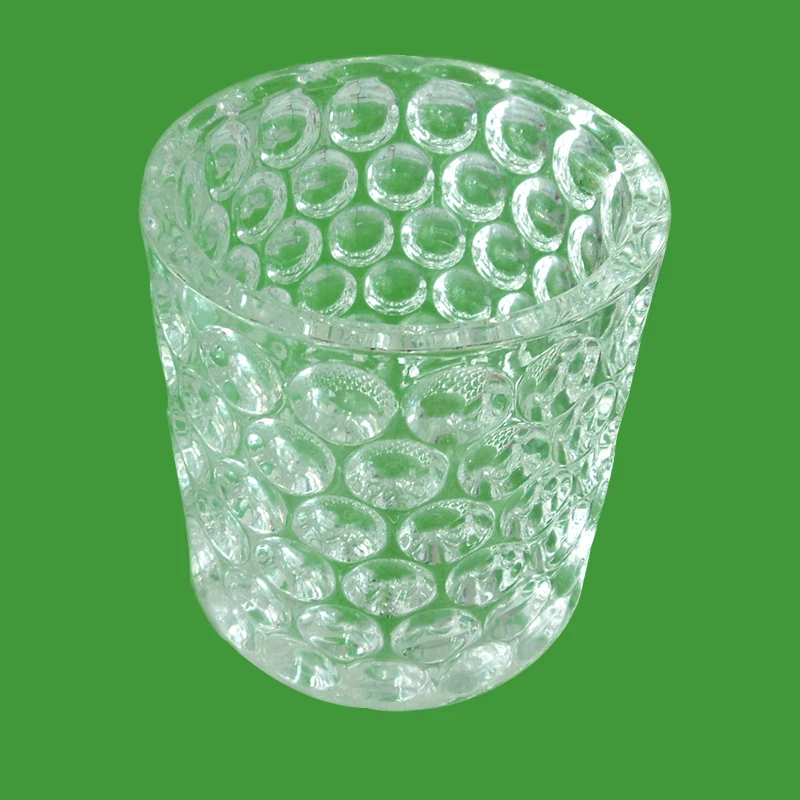 China groothandel beschikbaar schroef stof lampenkap/pyrex glas lampenkap/kroonluchter glas licht cover glas lamp