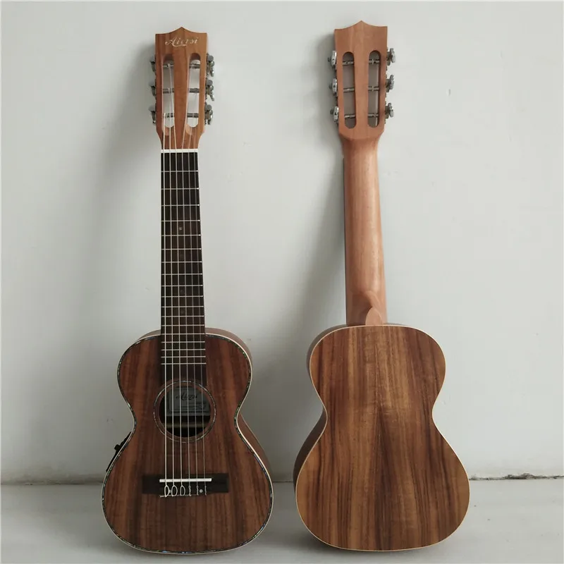 

guitarlele small guitar KOA guitarlele with pick up