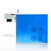 Handhold color laser marking machine for bamboo, automatic laser machine fiber marking sky-blue