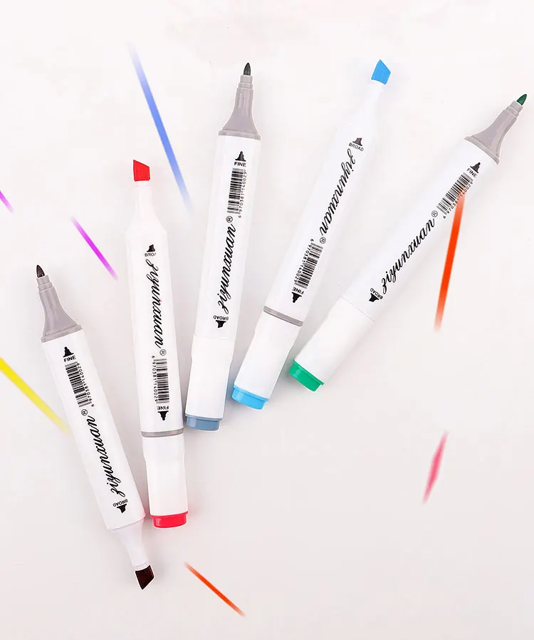 36 Colors Custom Design Double Tip Acrylic Multi Color Marker Marker