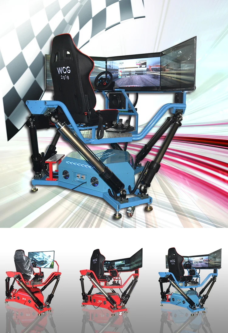 car racing electronic game Six axis Dynamic Car vr driving simulator price for game video
