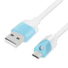 Universal Multi Braided Led Micro Type C Android Nylon Shielded High Speed 2.0 Usb Cable