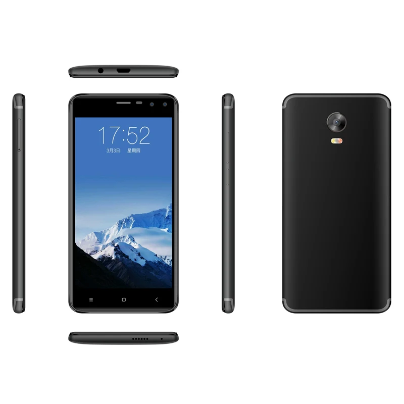 

5 Inch Low Price Factory Wholesale Cell Phone Android Smart Mobile Phone, Black/red/gold/blue