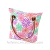 Customized indian handmade canvas tote bag