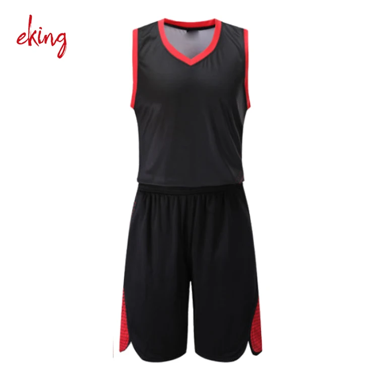 2016 Best Basketball Jersey Design Quick Drying Custom V-neck Blank ...