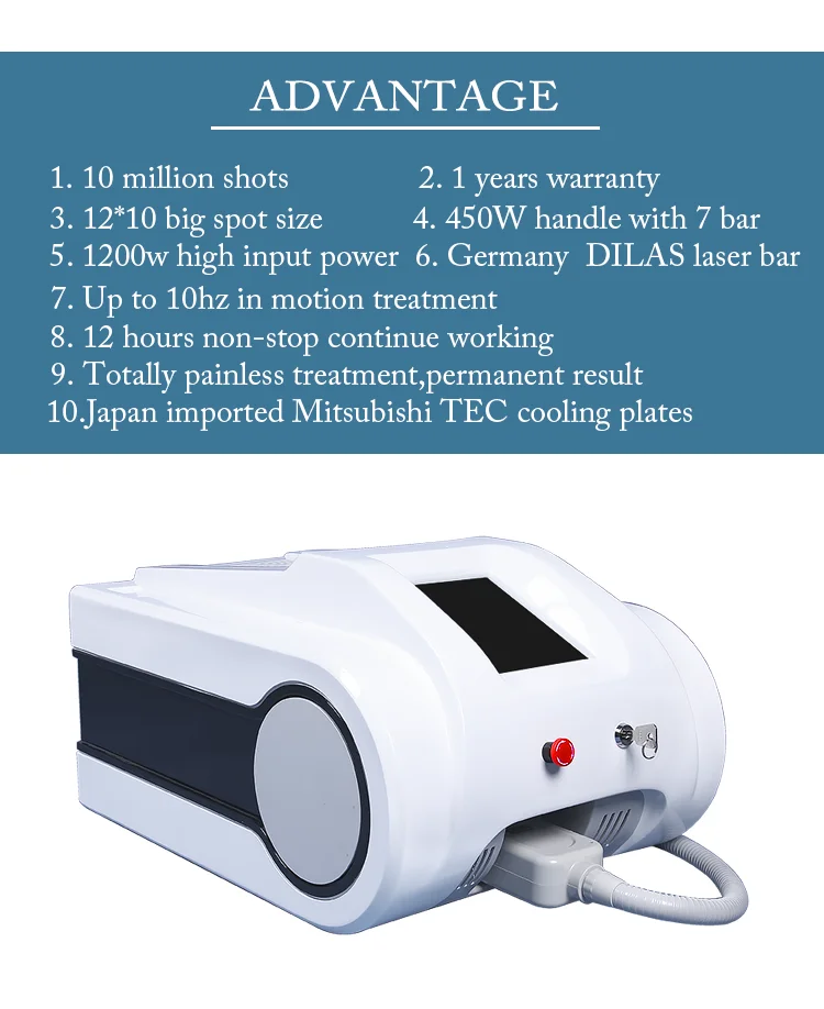 2019 new design 808nm diode laser hair removal/ professional laser hair removal machine