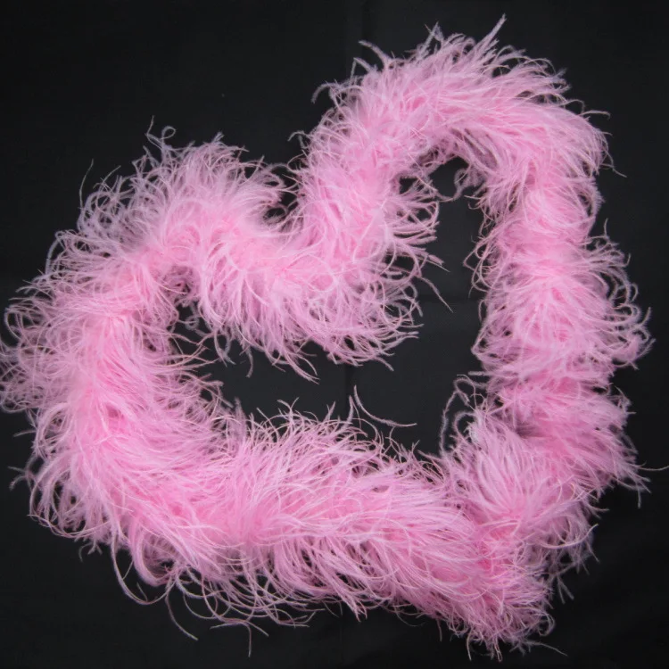 Factory Wholesale Various Color Cheap Fluffy Curly Ostrich Feather Boa