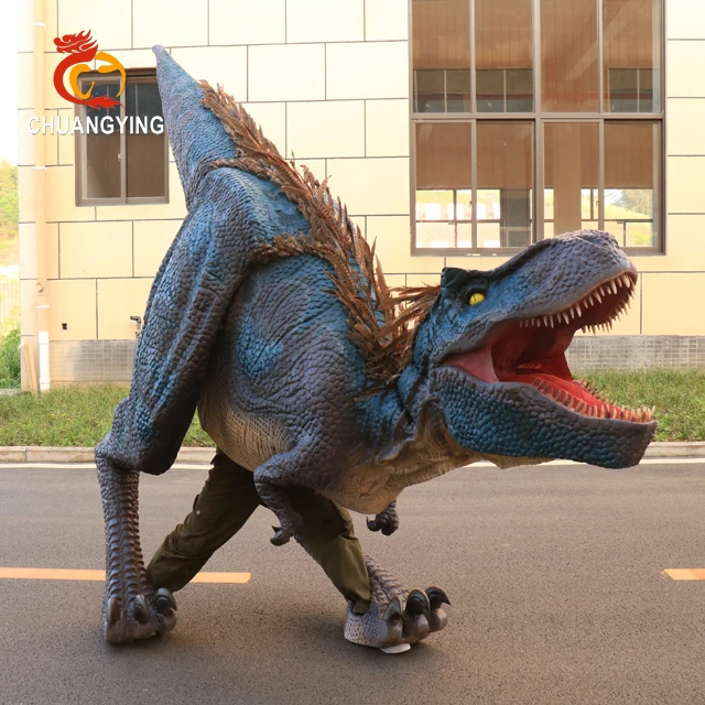 

Amusement park life size walking realistic animatronic dinosaur cosplay costume adults for sale, According to customer's requirement