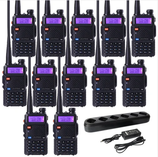 

Hot sell BAOFENG UV-5R UHF 400-520MHz and VHF 136-174MHz Two Way Radio