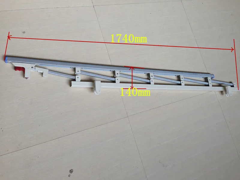 Collaps Foldable 6 Fences Aluminum Guardrails siderails for hospital bed