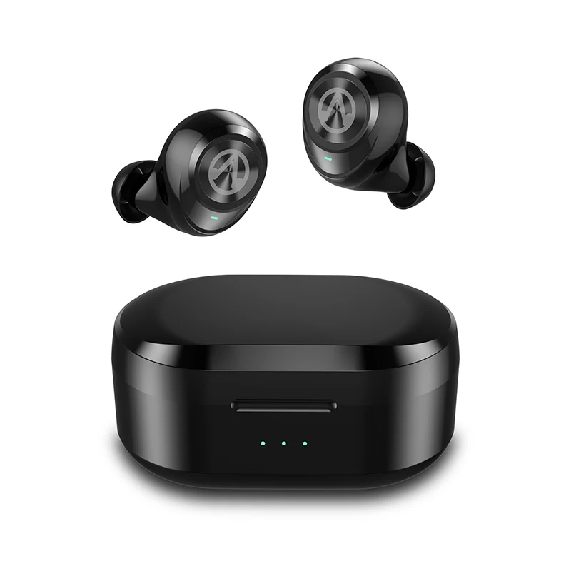 

OEM Sport 5.0 7H Music Time Handsfree Magnetic Powerful Bass True Tws Mini Wireless Bluetooth Earphone for iPhone Samsung, Black/white