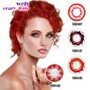 New designed Reptil Red and Yellow red Wolf crazy colored contact lens for Halloween