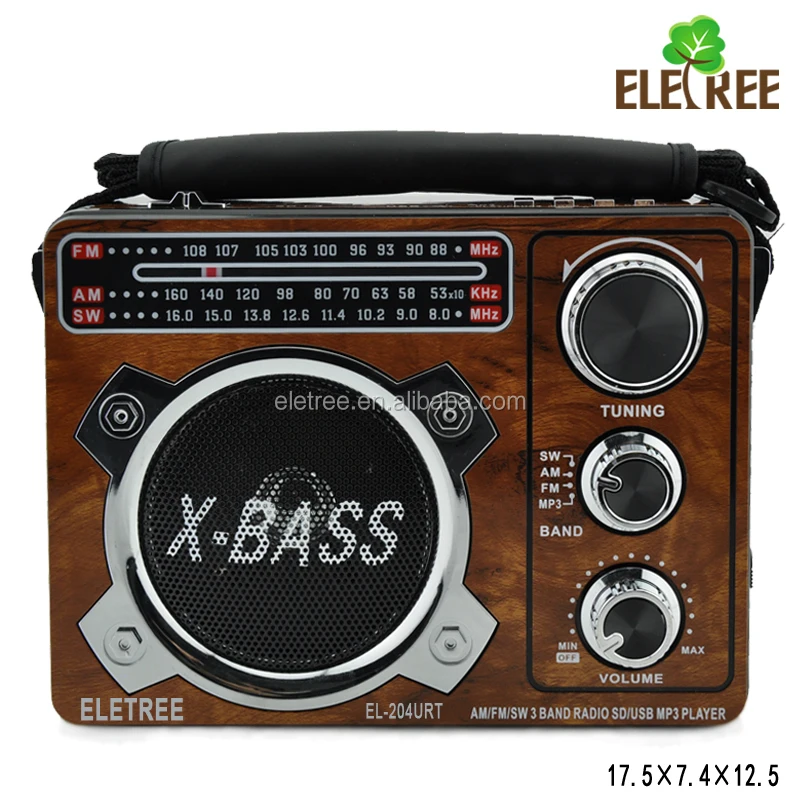 Best Quality Portable Radio Xbass,Rechargeable Radio Mp3 Player,Waxiba