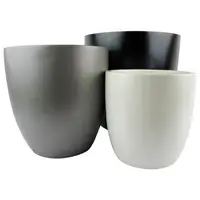 

Factory direct hot sale light weight white FRP planters for garden decoration