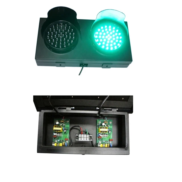 100 Mm Red Green Traffic Led Light / Led Traffic Signal Light For Car