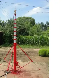 50 Foot Telescopic Light Mast,Aluminum Extended Tower,66lb Payload