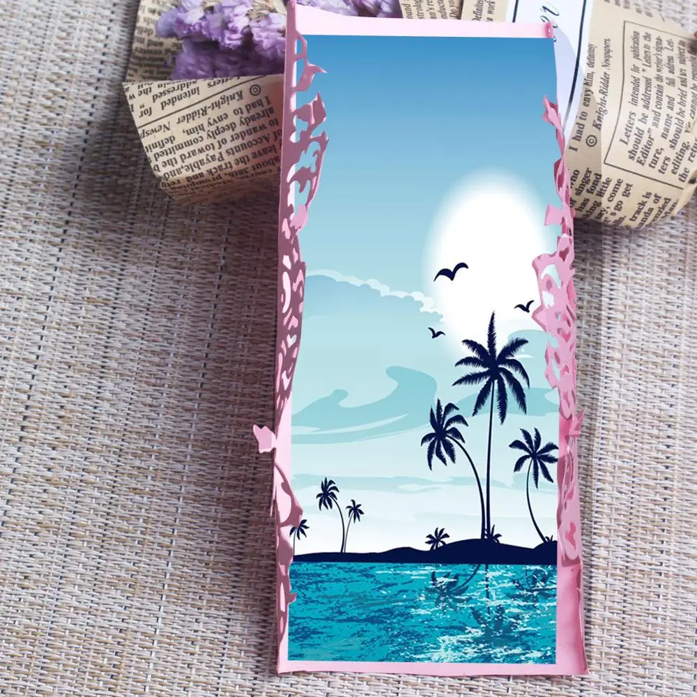 
Scrapbooking & Paper Crafting Metal Curve Stencil Cut Die 