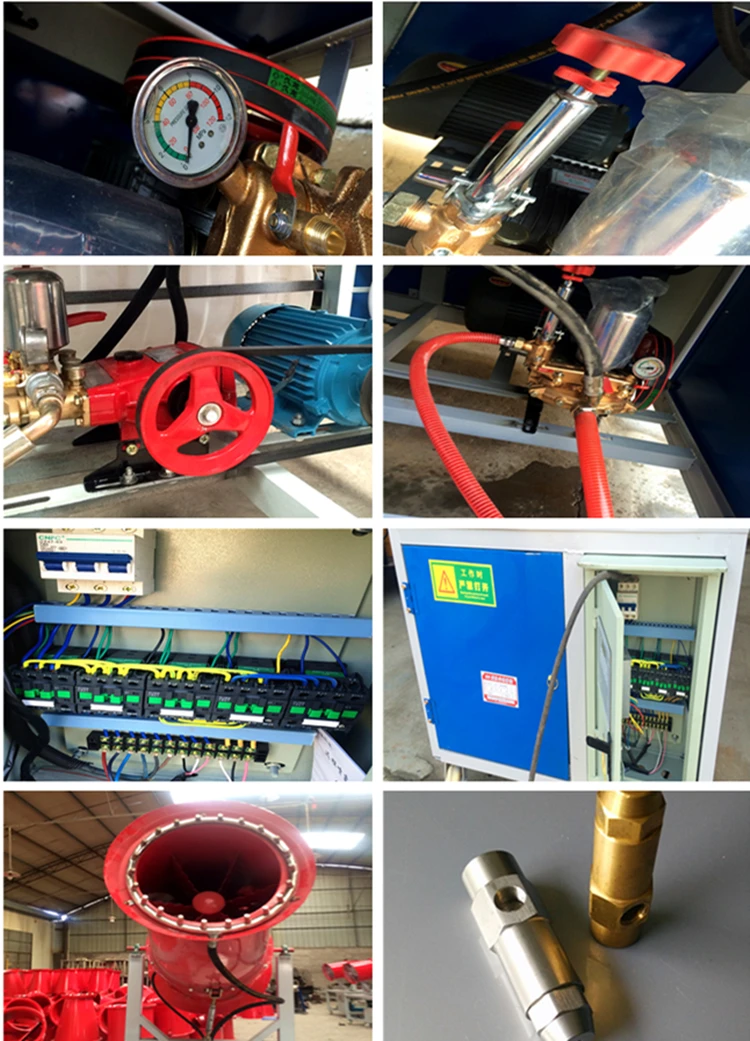 360 Fully Hydraulic High Pressure Water Pump Washer Water Mist Cannon