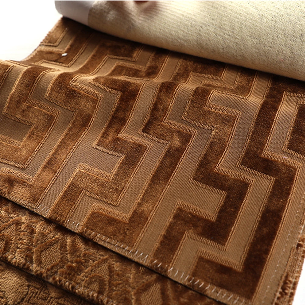 Sofa Yarn Dyed Jacquard Velvet Fabric Upholstery Fabric Buy Jacquard