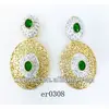 New hoop clip on fashion dangle earrings