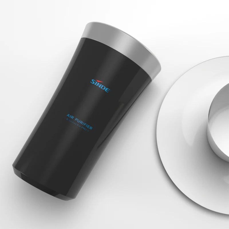 

Humanized Design White Cup Shaped Car Air Purifier