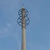 Galvanized Cell Phone Mobile Signal Pole Self support Mono pole Tower antenna pole