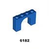 Special Arch brick science toys Plastic building block brick bulk 1x4x2 Arch brick parts for magical games brain teaser(NO.6182)